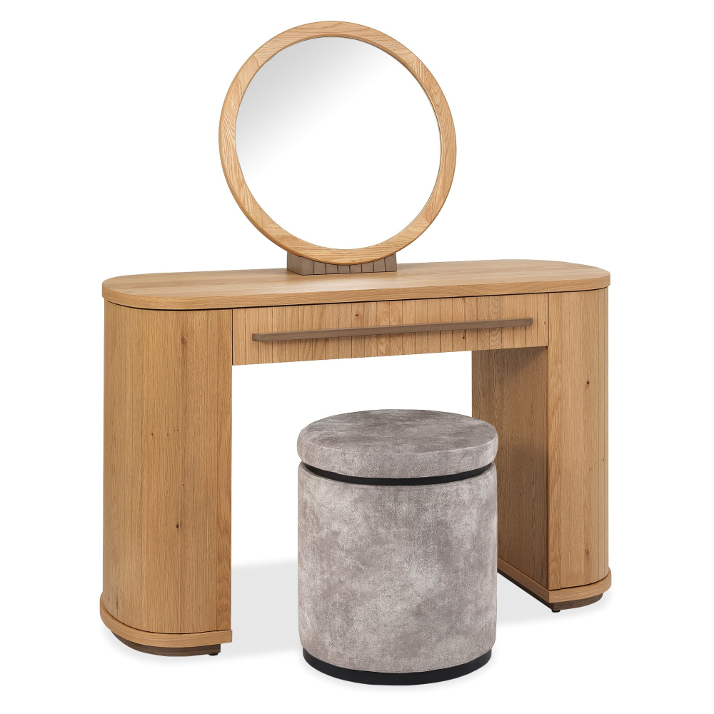 Vega Knotty Oak & Weathered Oak Dressing Table
