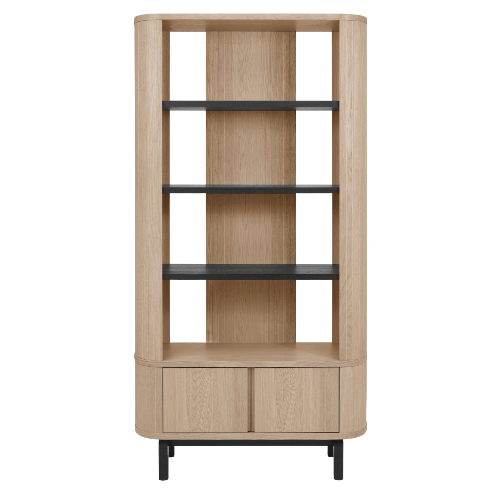 Vega Scandi Oak & Peppercorn Display Unit