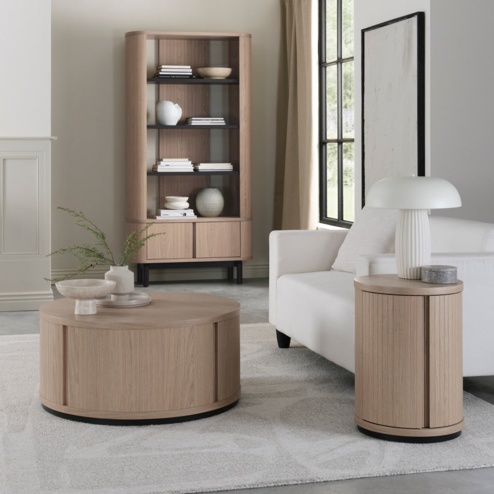 Vega Scandi Oak & Peppercorn Display Unit