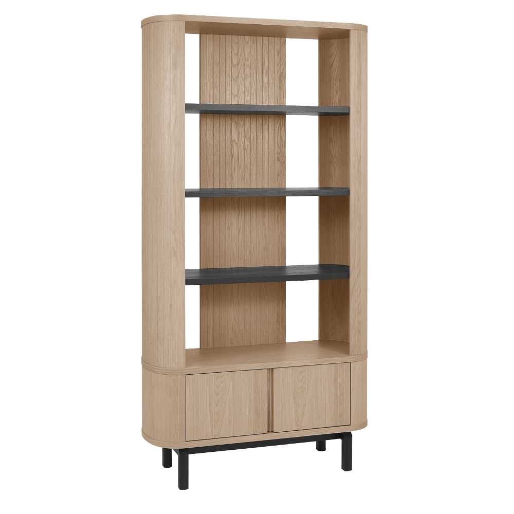 Vega Scandi Oak & Peppercorn Display Unit