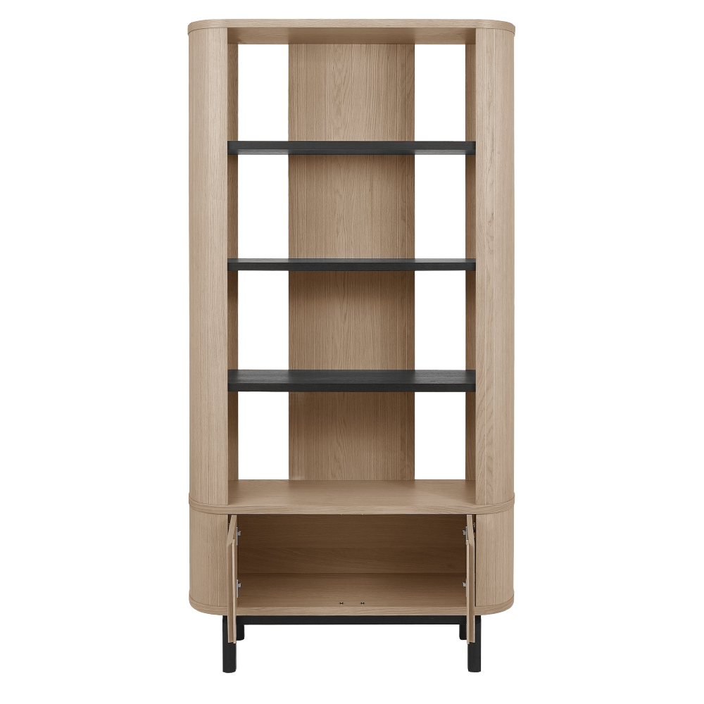 Vega Scandi Oak & Peppercorn Display Unit