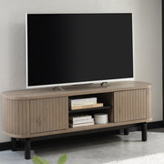 Vega Grey Oiled Oak & Peppercorn Entertainment Unit