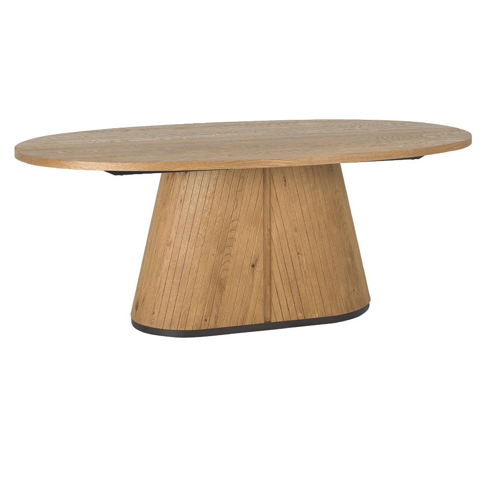 Vega Rustic Oak & Peppercorn 4 Seater Table