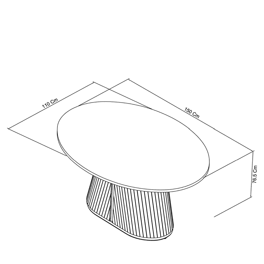 Vega Grey Oiled Oak & Peppercorn 4 Seater Table