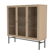 Kristensen Velvet vitrine - 3 doors