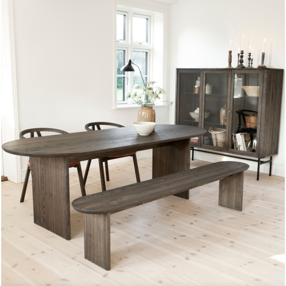 Kristensen Velvet vitrine - 3 doors