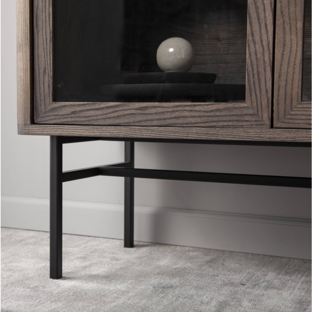 Kristensen Velvet vitrine - 3 doors