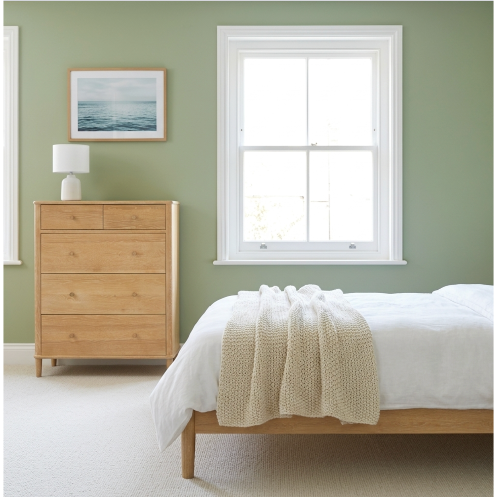 Willow washed oak 5 DRAWER CHEST