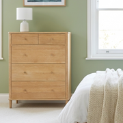 Willow washed oak 5 DRAWER CHEST