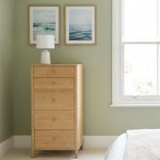 Willow washed oak 5 DRAWER TALL CHEST