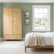 Willow washed oak Wardrobe