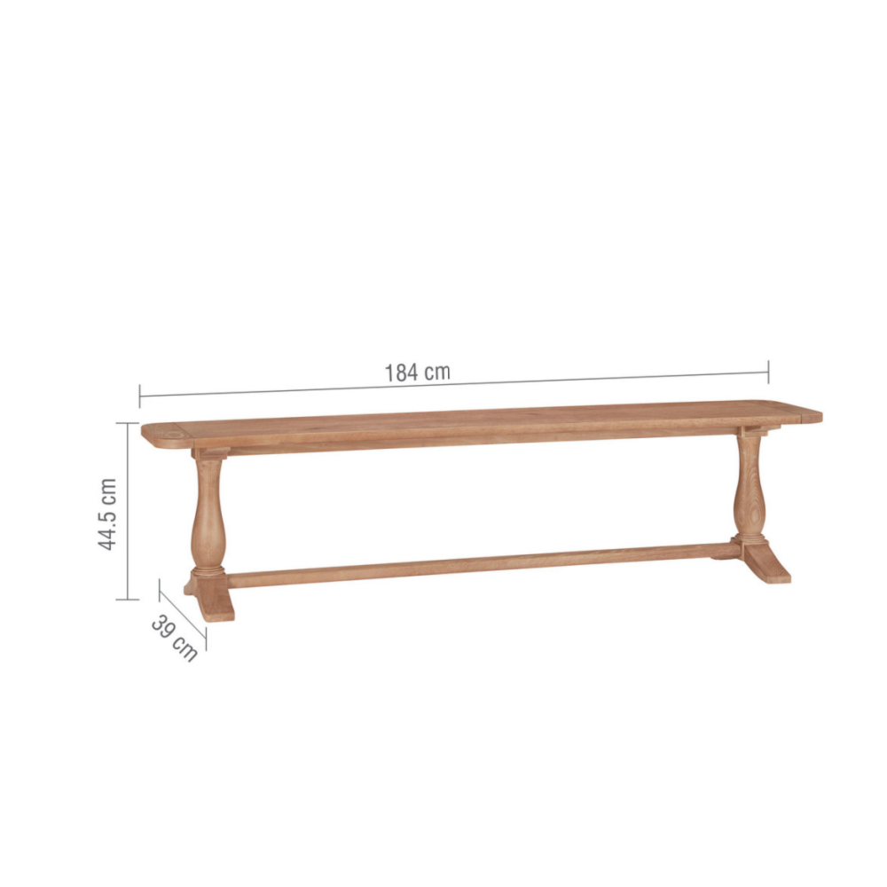 Willis and Gambier Cannes Dining Bench