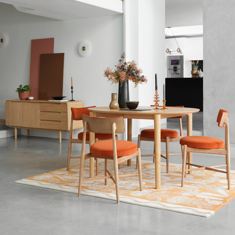 G Plan Winchester 130 - 170cm D-End Extending Dining Table