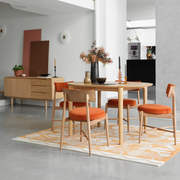G Plan Winchester 130 - 170cm D-End Extending Dining Table