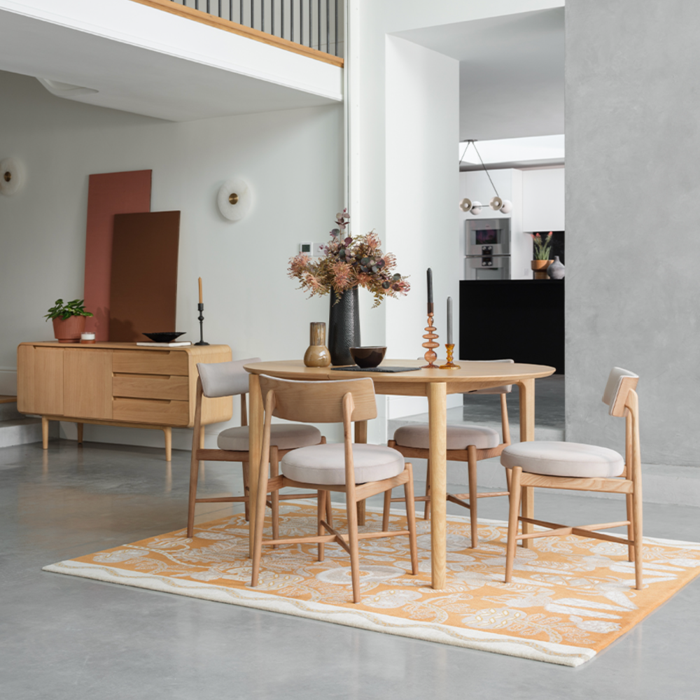 G Plan Winchester 130 - 170cm D-End Extending Dining Table