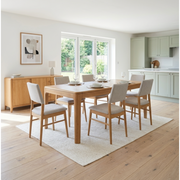 Set of 6 G-PLAN MADDISON UPHOLSTERED DINING CHAIR (WITH STRETCHER)