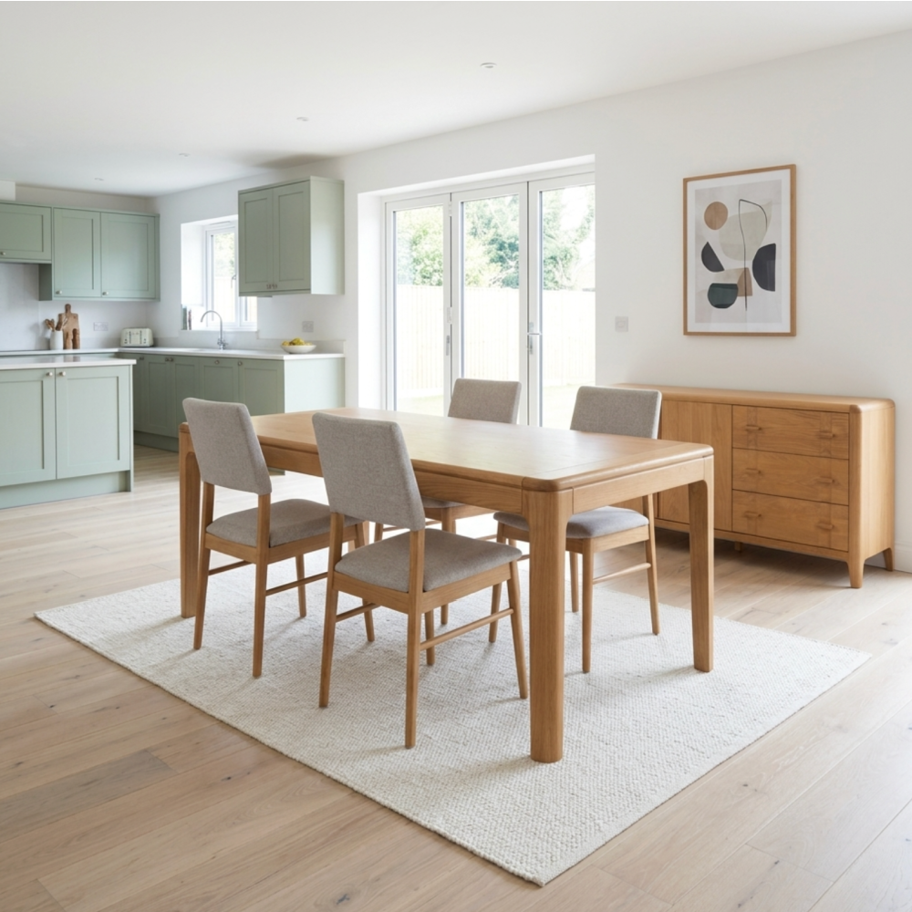 Set of 8 G-PLAN MADDISON UPHOLSTERED DINING CHAIR (WITHOUT STRETCHER)
