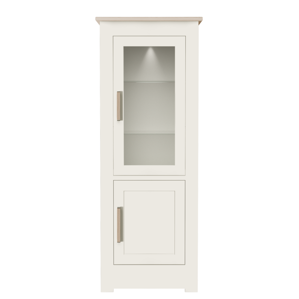 Modo Painted Glazed 1 Door Cabinets