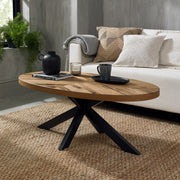 Ellipse Oak Coffee Table