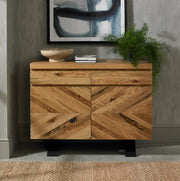 Ellipse  Oak Narrow Sideboard