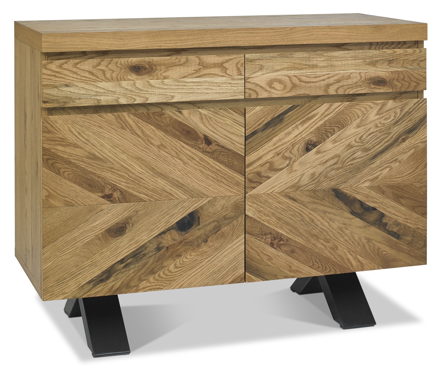 Ellipse  Oak Narrow Sideboard