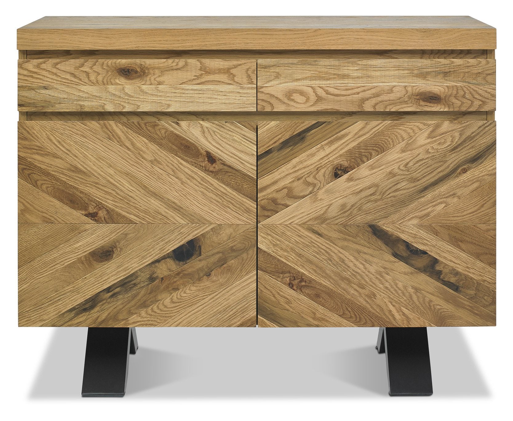 Ellipse  Oak Narrow Sideboard