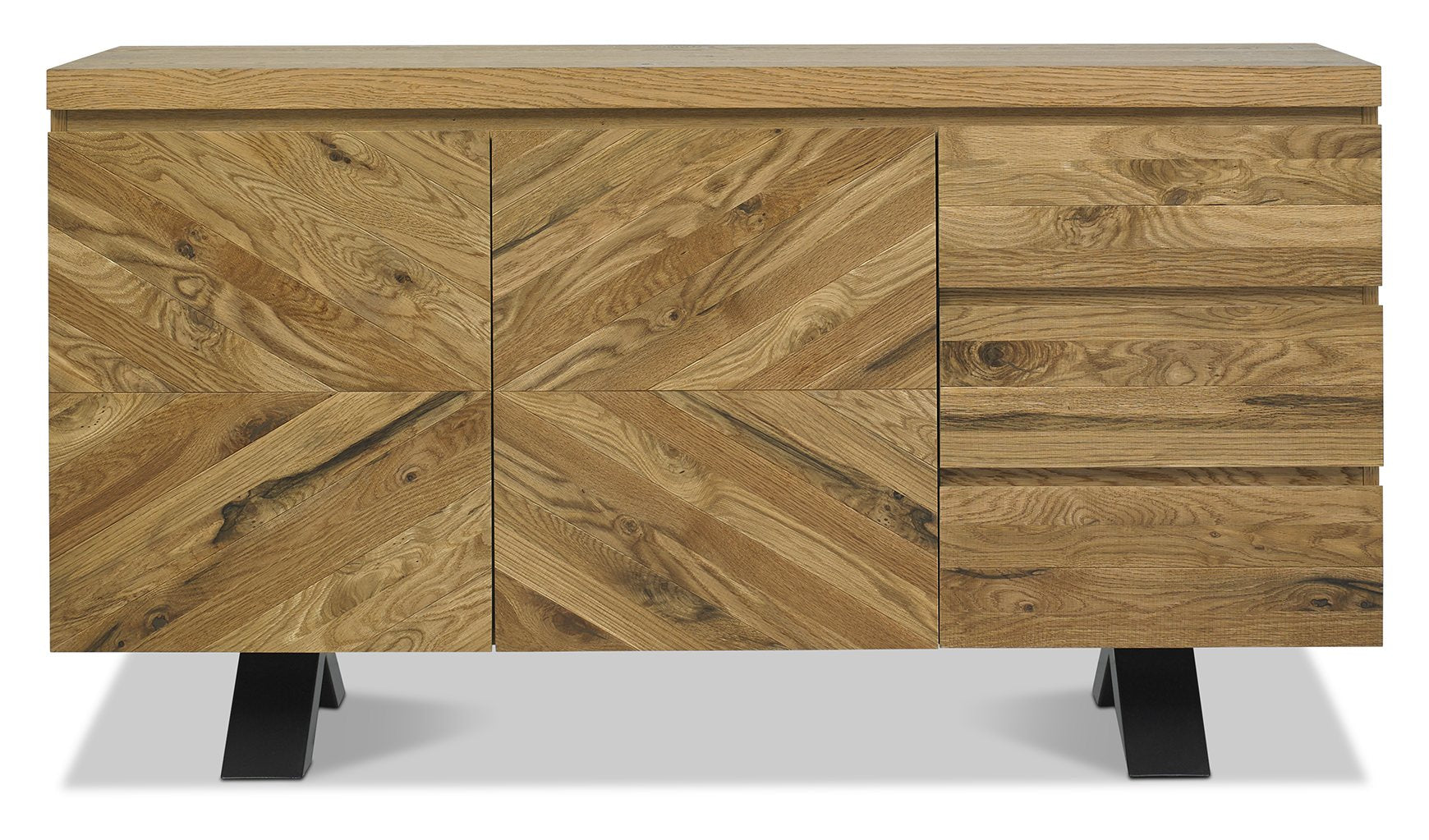 Ellipse Oak Large Sideboard
