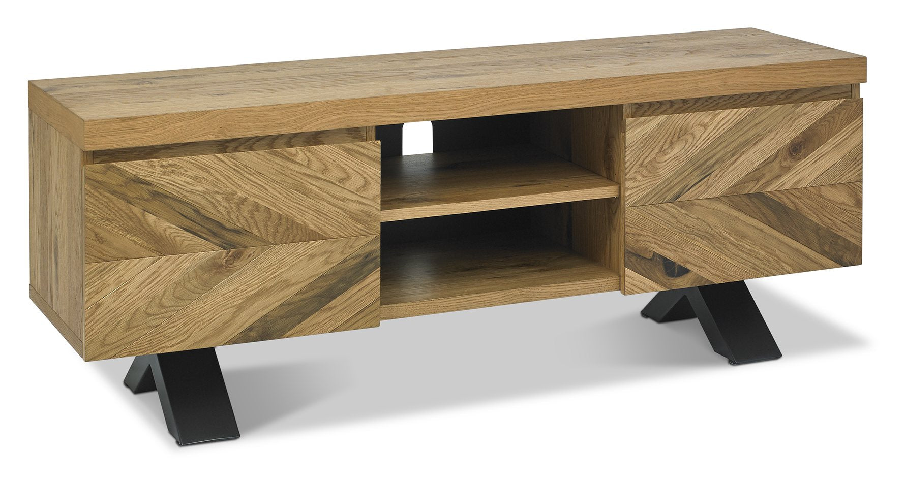 Ellipse Rustic Oak Entertainment Unit