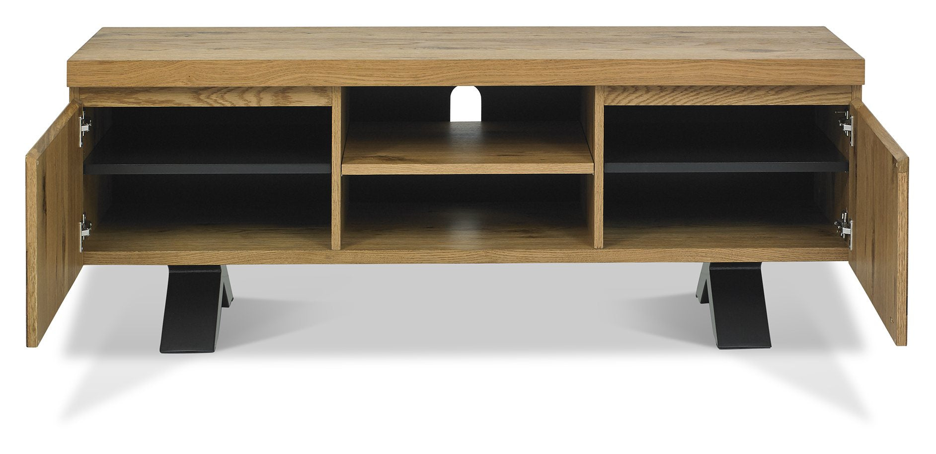 Ellipse Rustic Oak Entertainment Unit