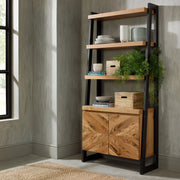 Ellipse Oak Open Display Unit