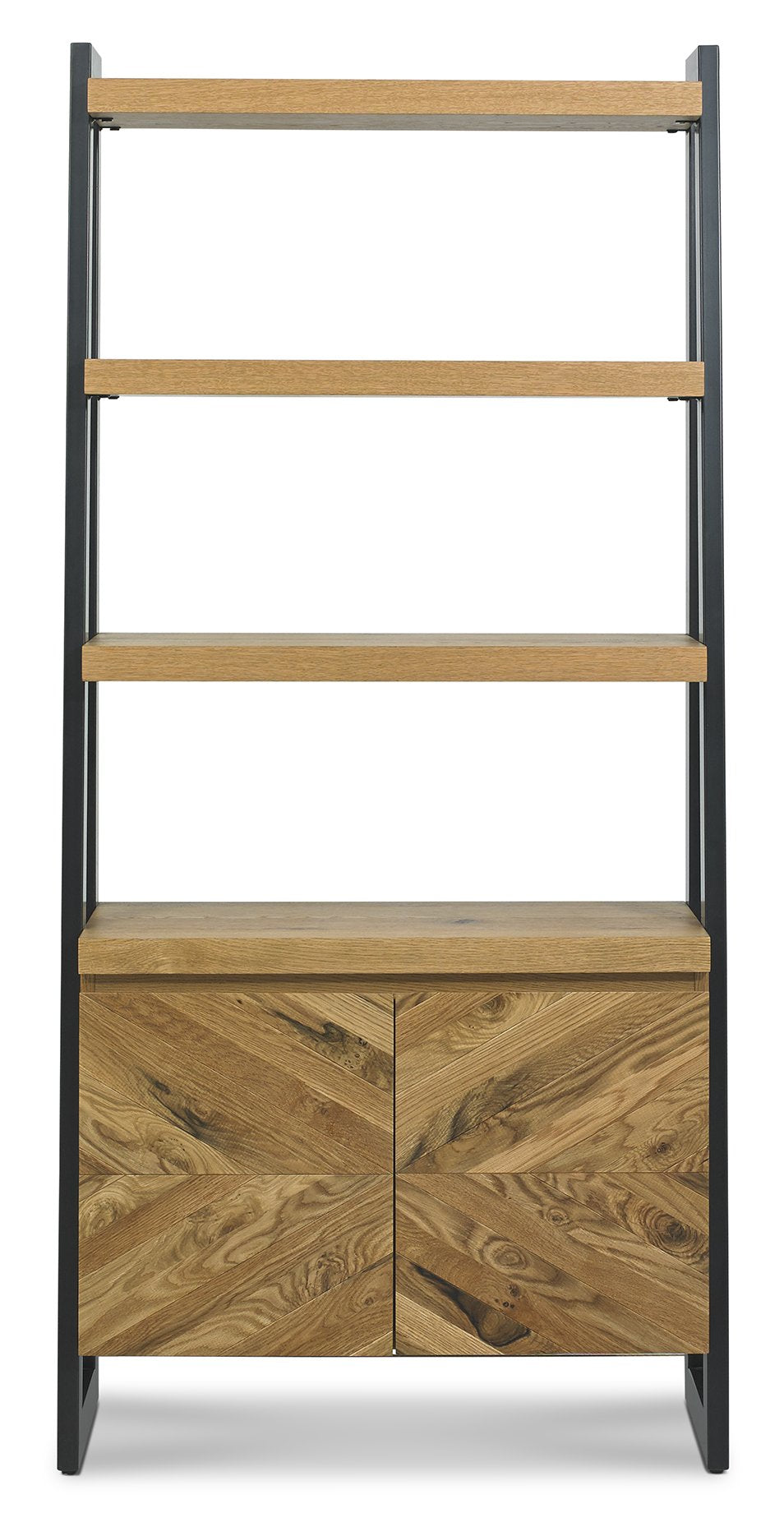 Ellipse Oak Open Display Unit