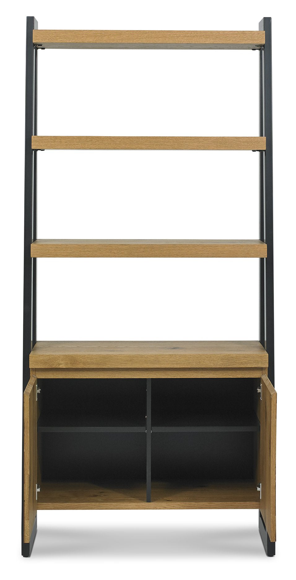 Ellipse Oak Open Display Unit