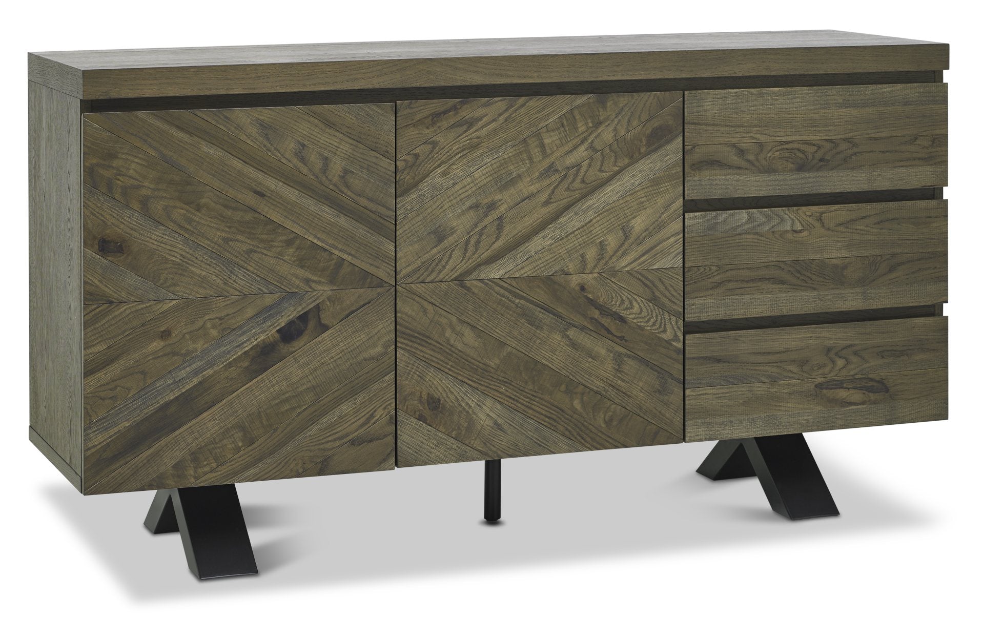 Ellipse Oak Large Sideboard