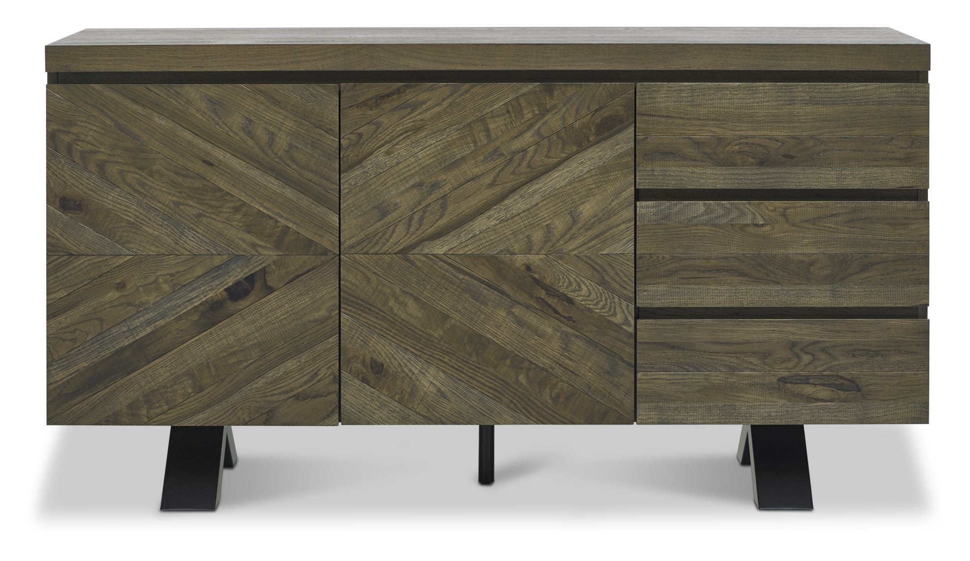Ellipse Oak Large Sideboard