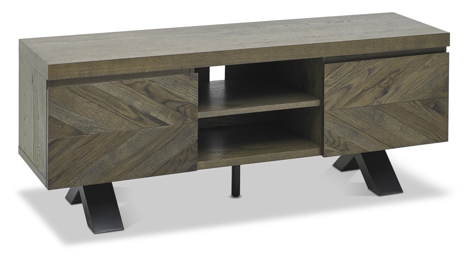 Ellipse Rustic Oak Entertainment Unit