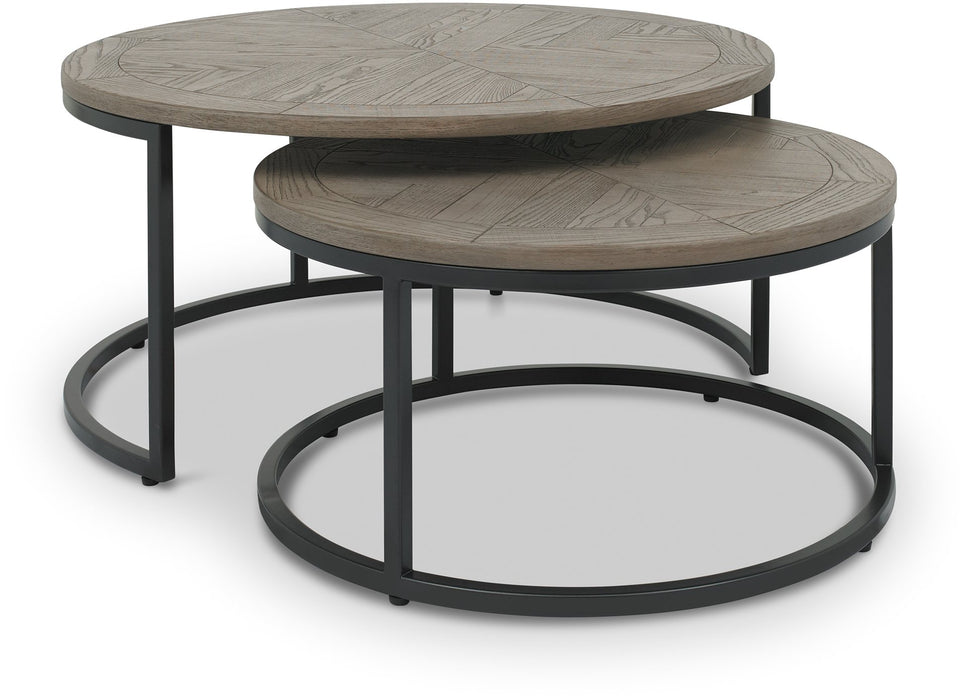 Monroe Silver Grey Nest Of Coffee Tables