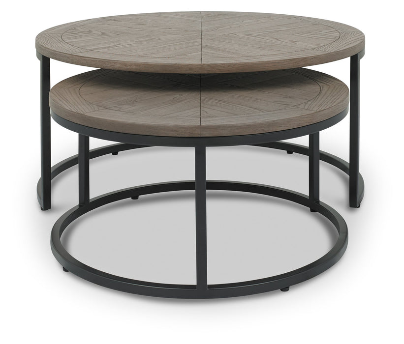 Monroe Silver Grey Nest Of Coffee Tables