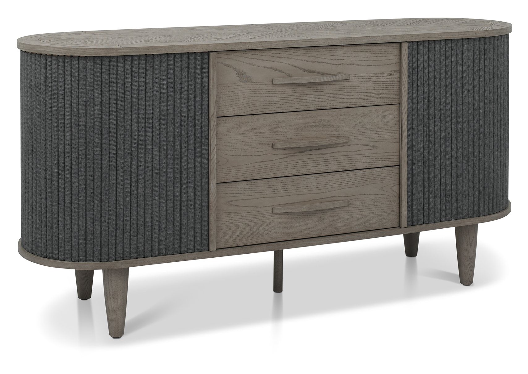 Monroe Silver Grey oak Larger Sideboard