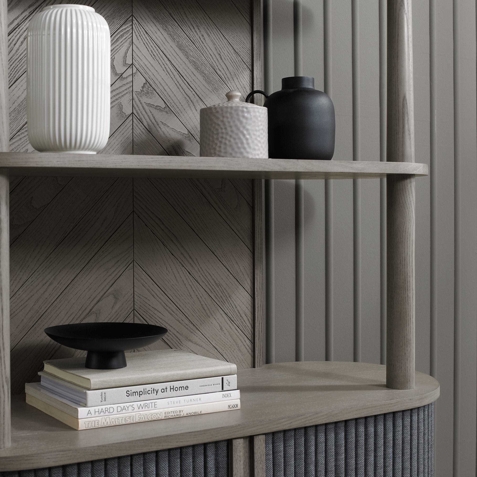 Monroe Silver Grey Oak Open Display