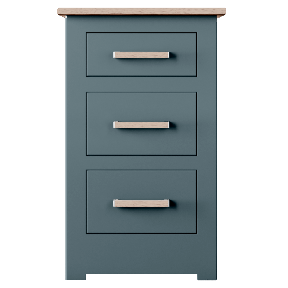 Modo Painted 3 Drawer Bedside