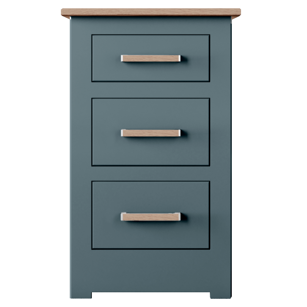 Modo Painted 3 Drawer Bedside