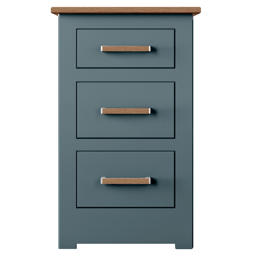 Modo Painted 3 Drawer Bedside