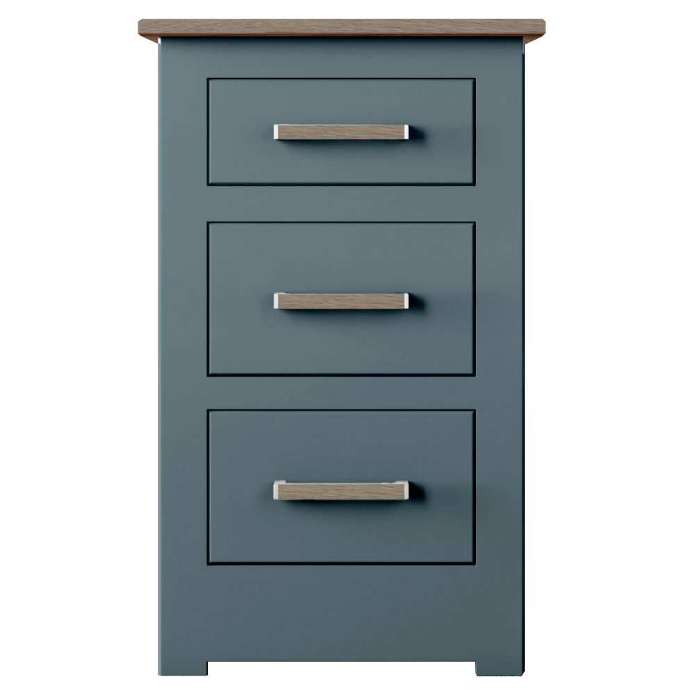 Modo Painted 3 Drawer Bedside