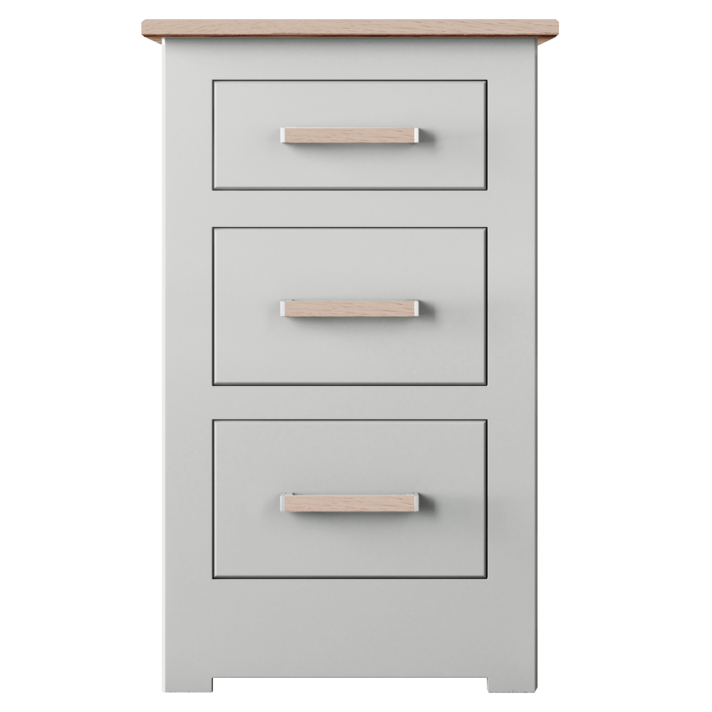 Modo Painted 3 Drawer Bedside