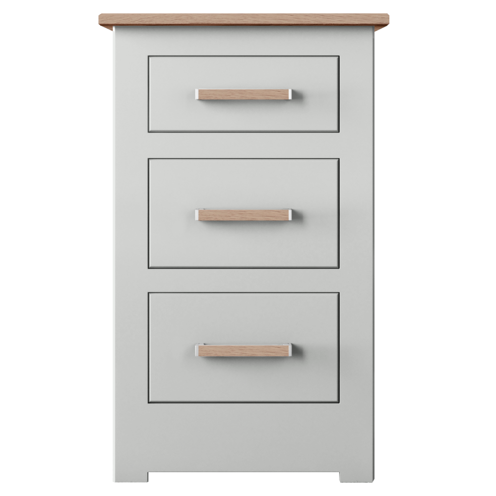 Modo Painted 3 Drawer Bedside