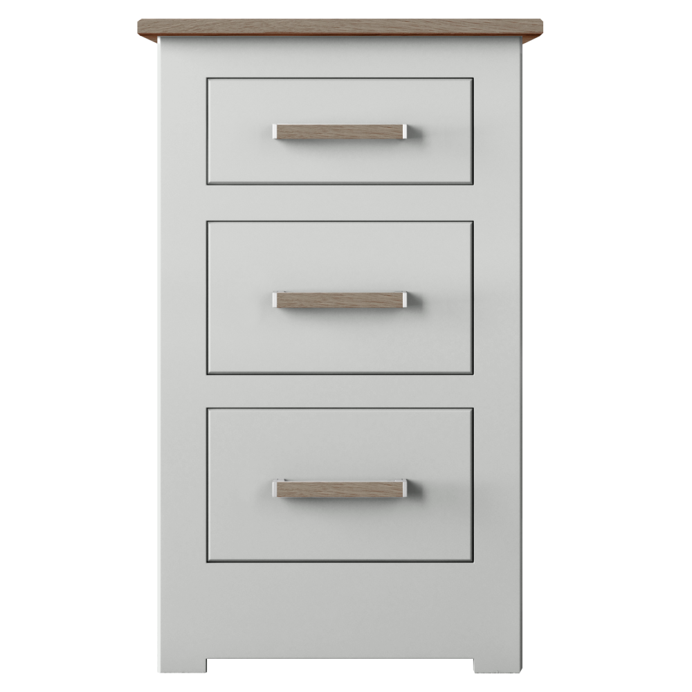 Modo Painted 3 Drawer Bedside