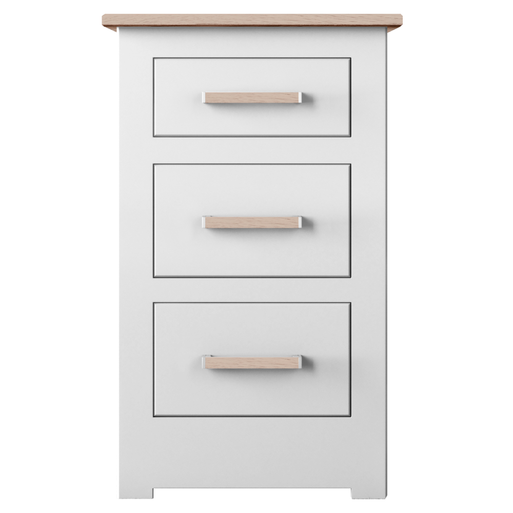 Modo Painted 3 Drawer Bedside