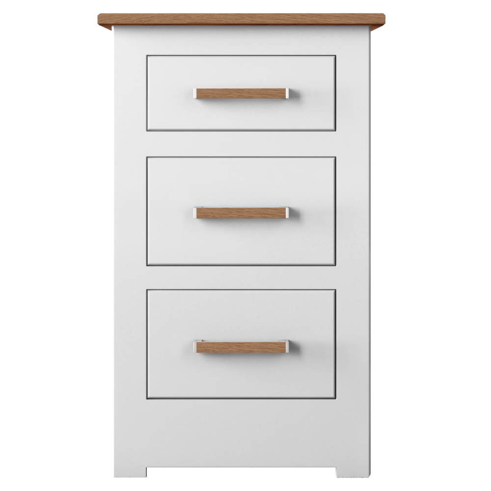 Modo Painted 3 Drawer Bedside