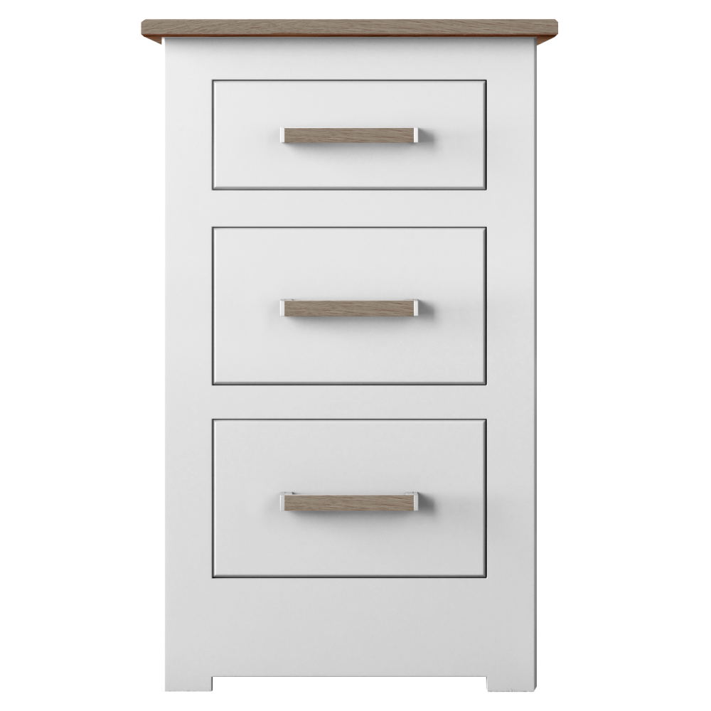 Modo Painted 3 Drawer Bedside