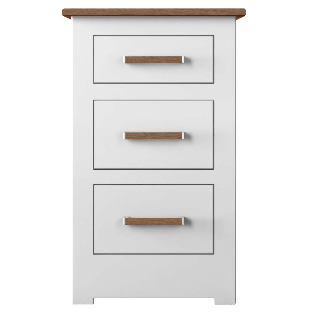 Modo Painted 3 Drawer Bedside